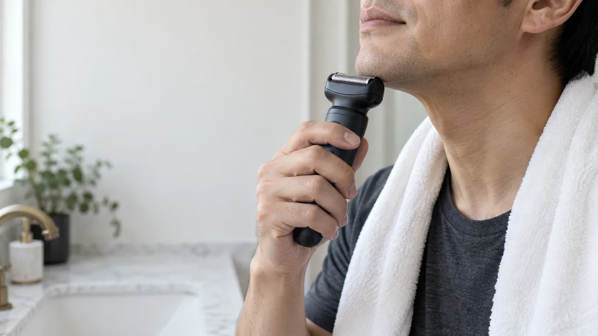 術後の朝のひげ剃りを見直す
